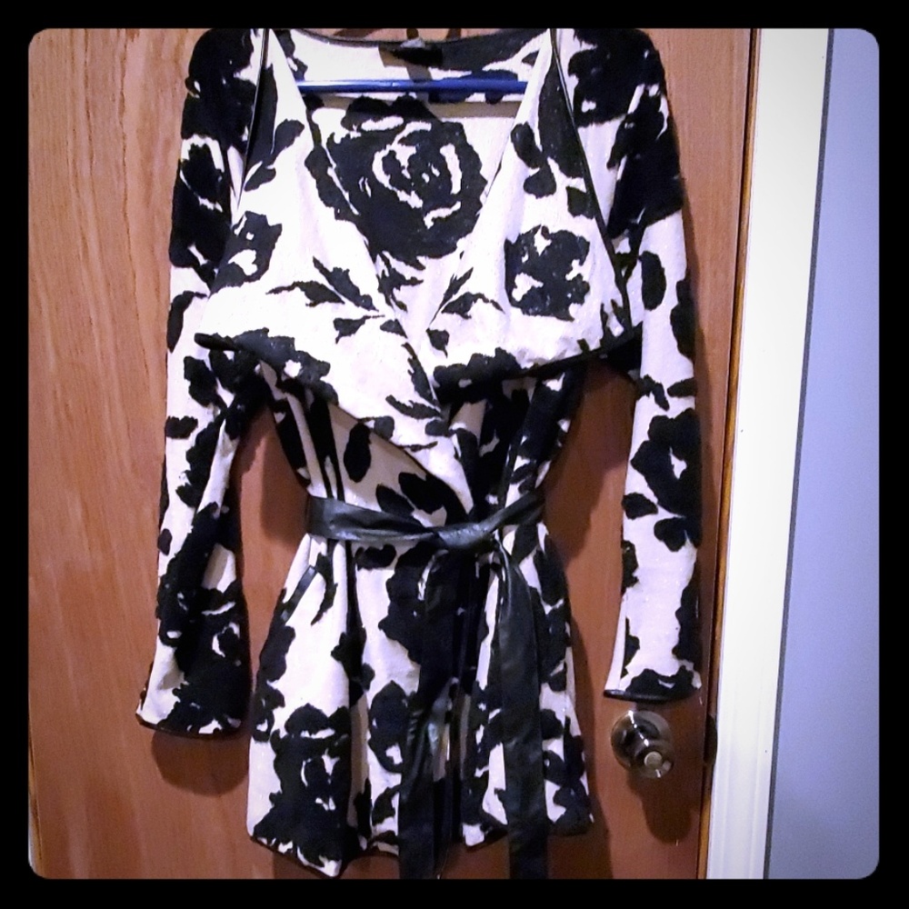 Size large wrap sweater